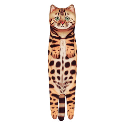 Niedliches Katzen-Strandtuch