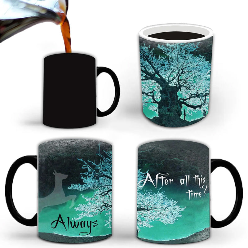 Kaffeetasse mit magischem Farbwechsel