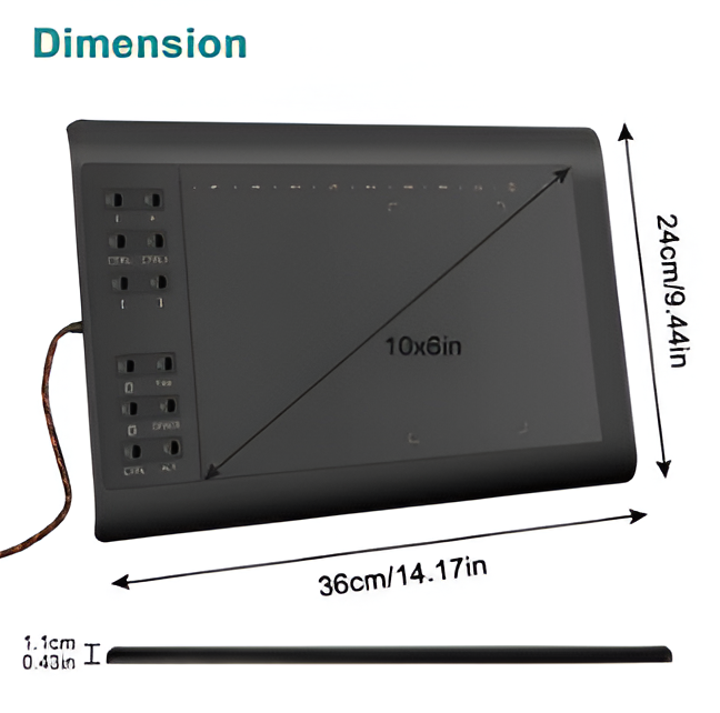 Artistic Drawing Tablet Digital Stylus Pen