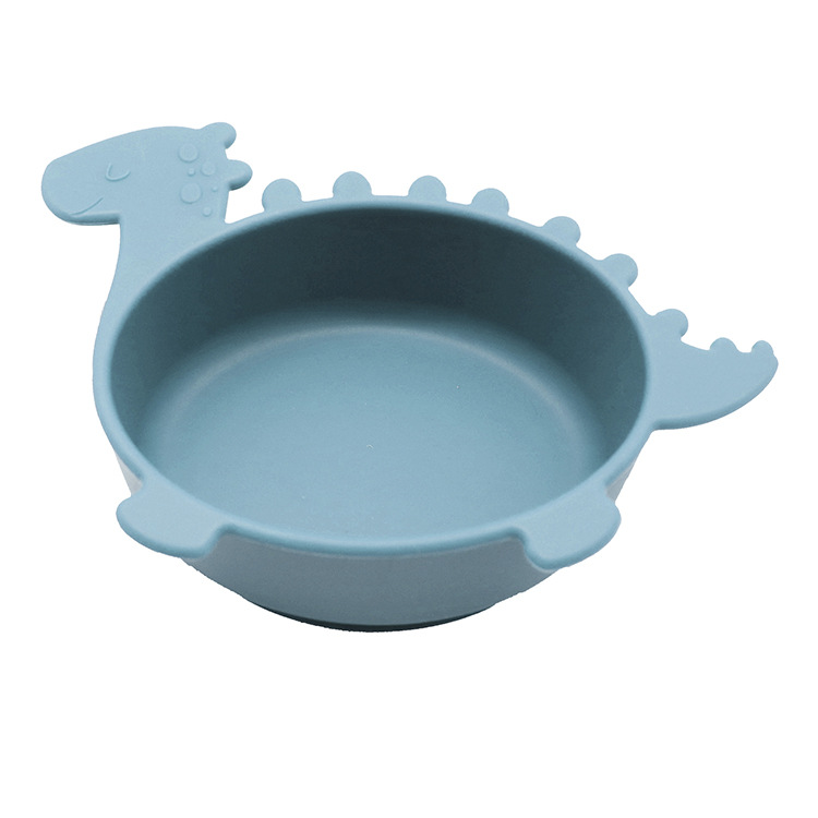 Weiche Silikon-Kinderschüssel – Babyschale in Dinosaurierform