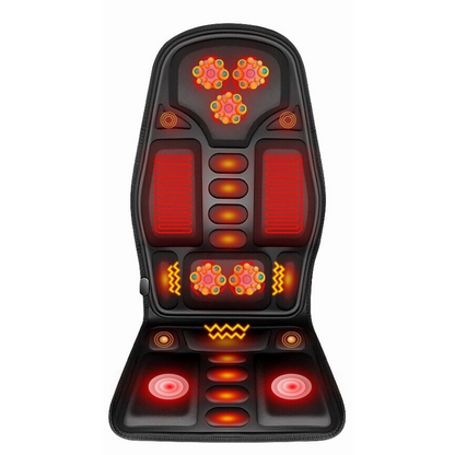 Relaxing Shiatsu Heat Massage Back Support Cushion