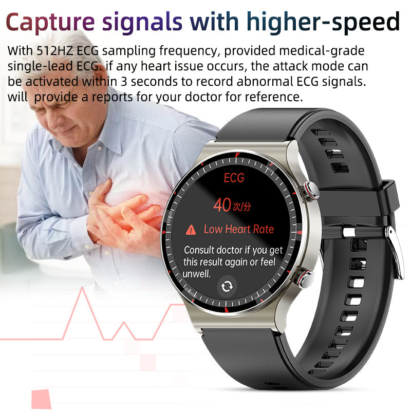 Advanced Fitness Tracker with ECG and Heart Monitoring