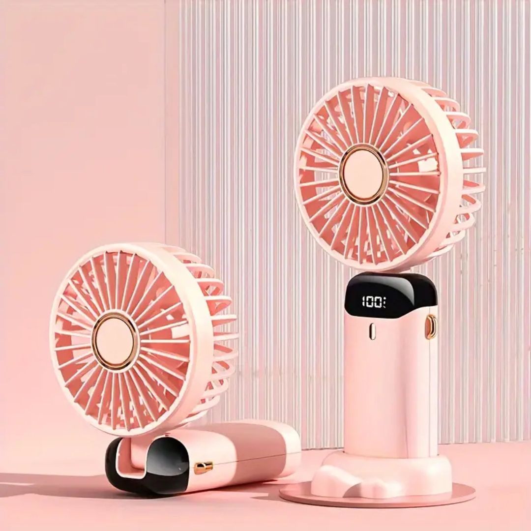 Tragbarer, kompakter, wiederaufladbarer Handventilator