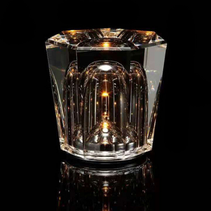 Moderne kabellose Glas-Schreibtischlampe