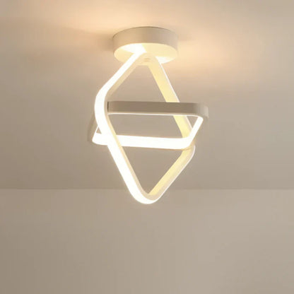 Helle LED-Deckenleuchte im modernen Stil