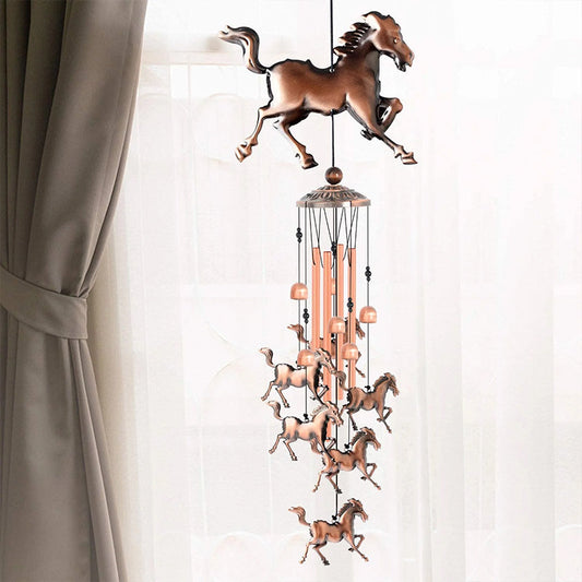 Vintage Metal Horse Wind Chime - Halri