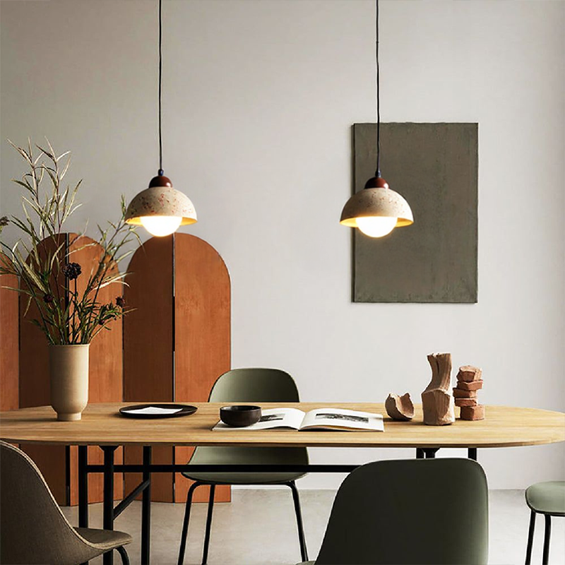 Glarefusion Creative Cream Wabi-Sabi Style Chandelier