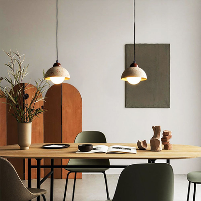 Glarefusion Creative Cream Wabi-Sabi Style Chandelier