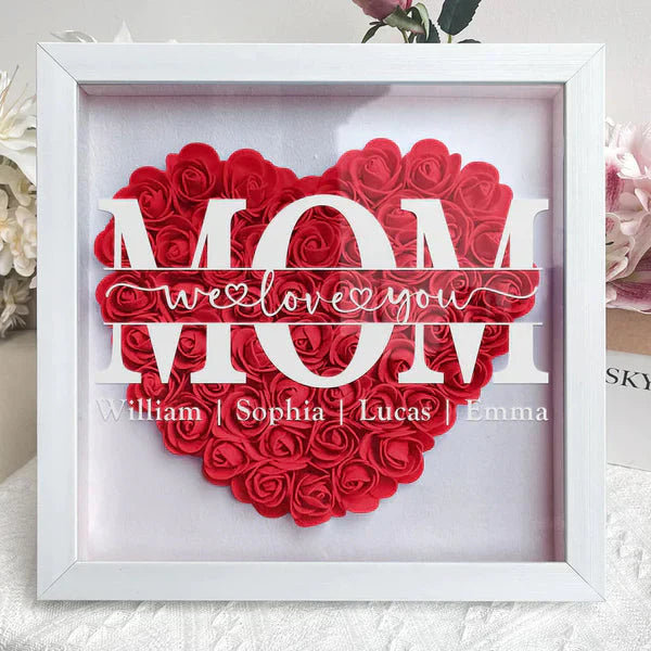 Customized Love Photo Picture Frame with Engraved Names