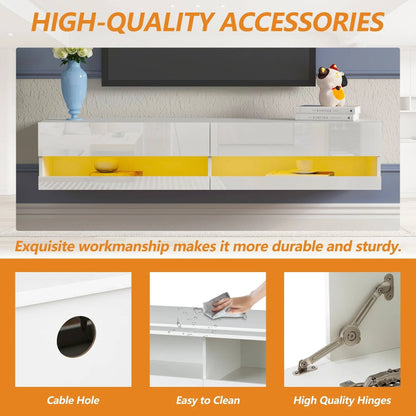 Wall Mount Slim TV Shelf