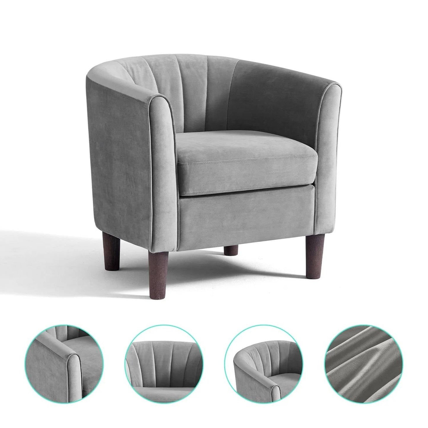 Comfortable Living Room Chair with Stool
