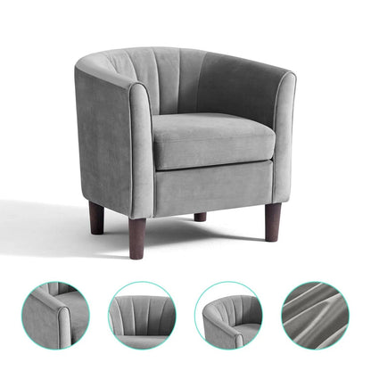 Comfortable Living Room Chair with Stool