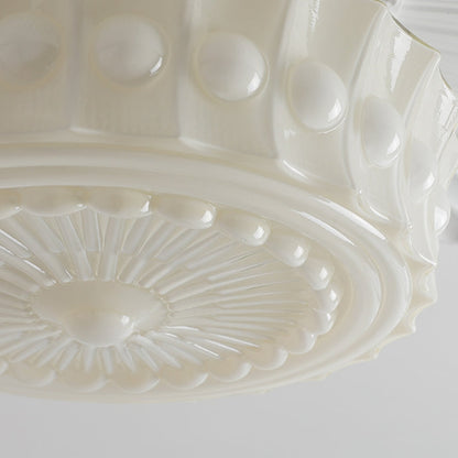 Classic Antique Glass Dome Lamp