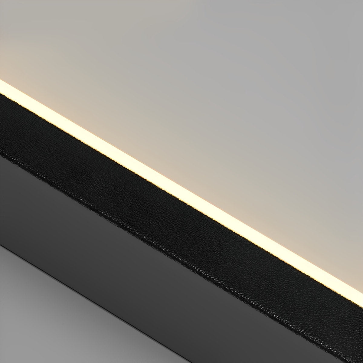 Modern Black Metal LED Staircase Light Fixture