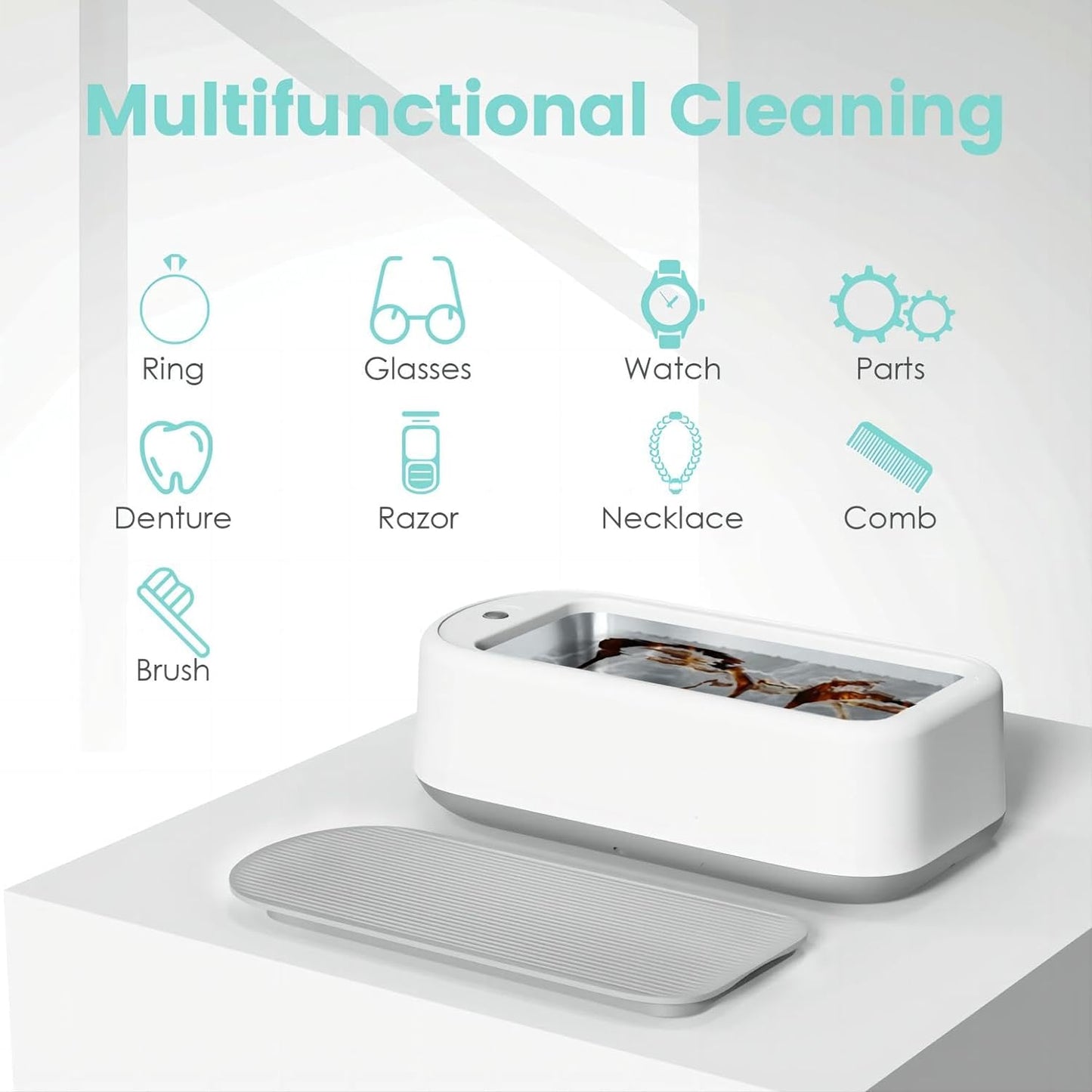 Compact Sonic Jewelry Cleaning Device