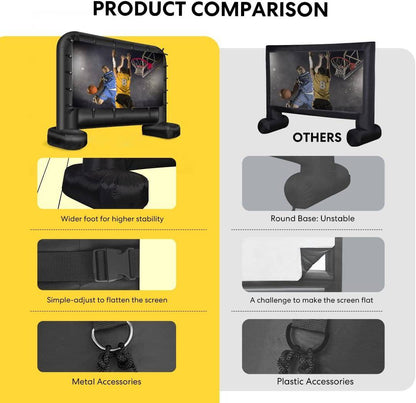 Portable Backyard Movie Projector Screen
