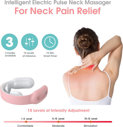 Compact Heated Neck Massage Therapist Tool