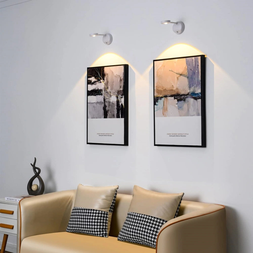 Wireless Motion Sensor Wall Light USB Rechargeable LED