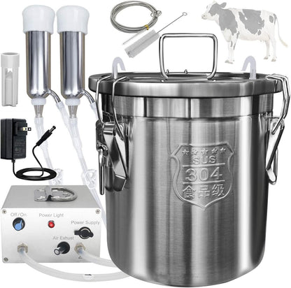 Compact Automatic Cow Milker 12L Capacity - Halri