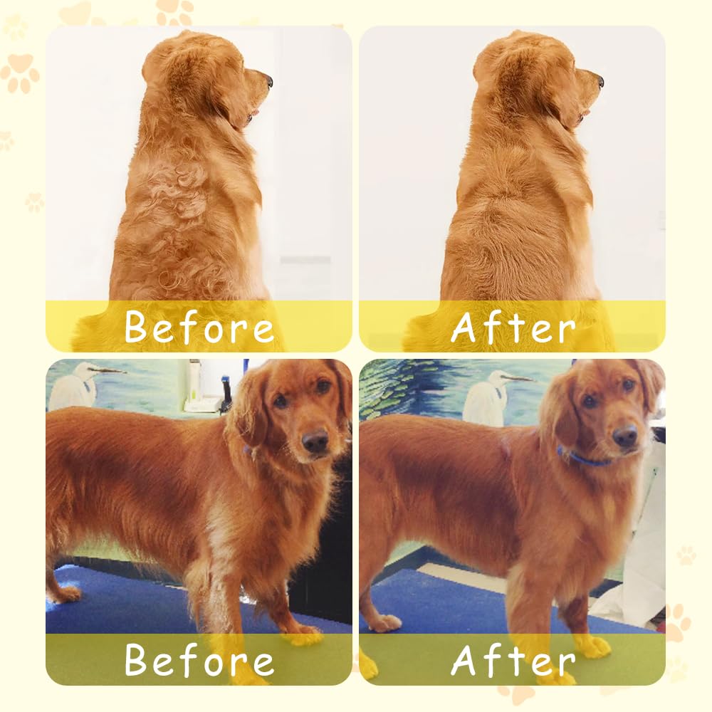 Gentle Rechargeable Pet Grooming Brush