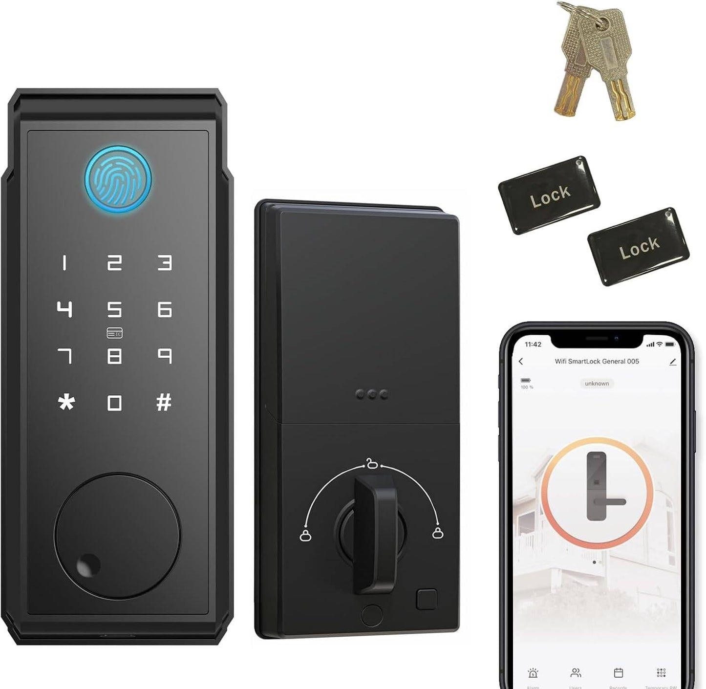 Electronic Touchscreen Home Door Lock - Halri