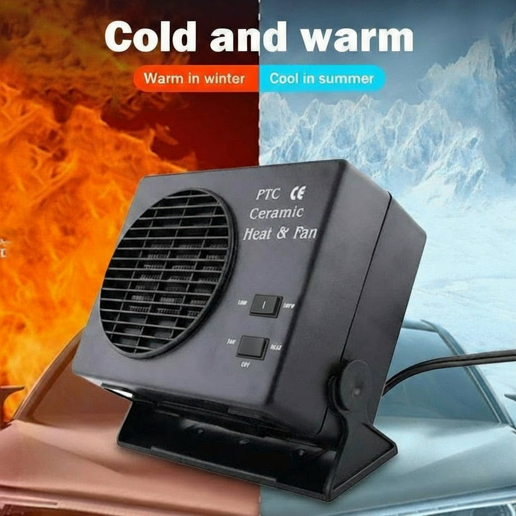 Portable 12V Auto Heater Fan