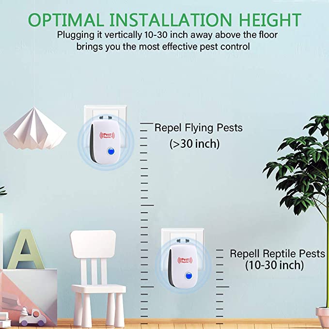 Electronic Pest Repeller for Home and Garage Use