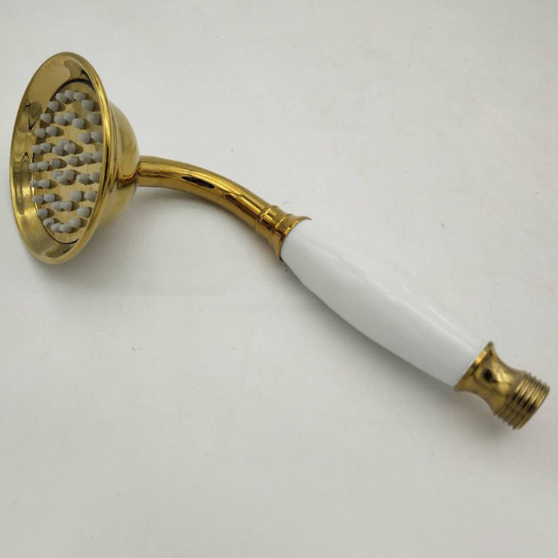 Classic Gold Showerhead with Handle