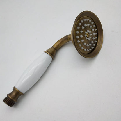 Classic Gold Showerhead with Handle