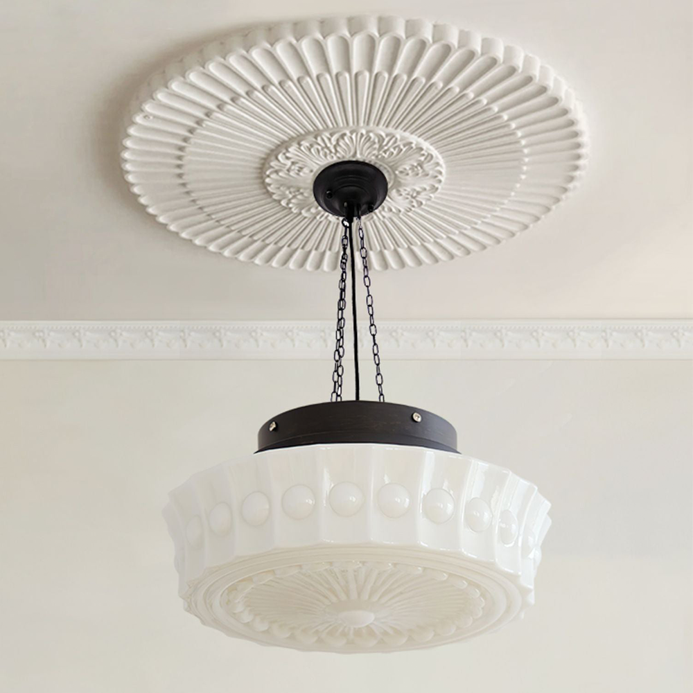 Classic Antique Glass Dome Lamp - Halri
