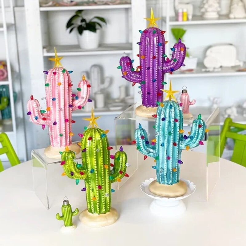 Halri GlowCactus - Low Maintenance Festive Table Lamp - Halri