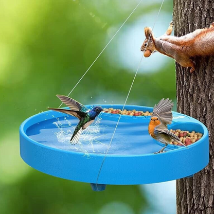 Warm Outdoor Solar Bird Bath for Garden Patio