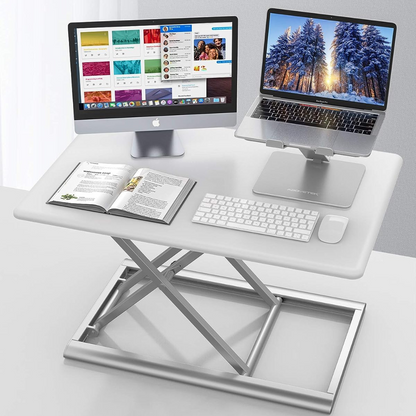Ergonomic Sit Stand Desk Converter for Laptop Computer