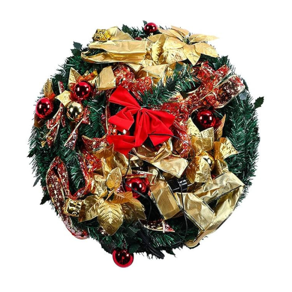 Easy Set Up Folding Pre Lit Christmas Tree 6FT