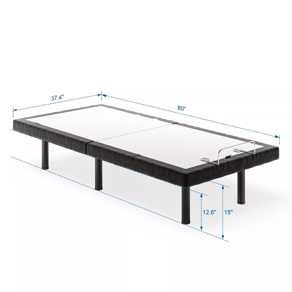 Comfortable Height Adjustable Wireless Bed Frame