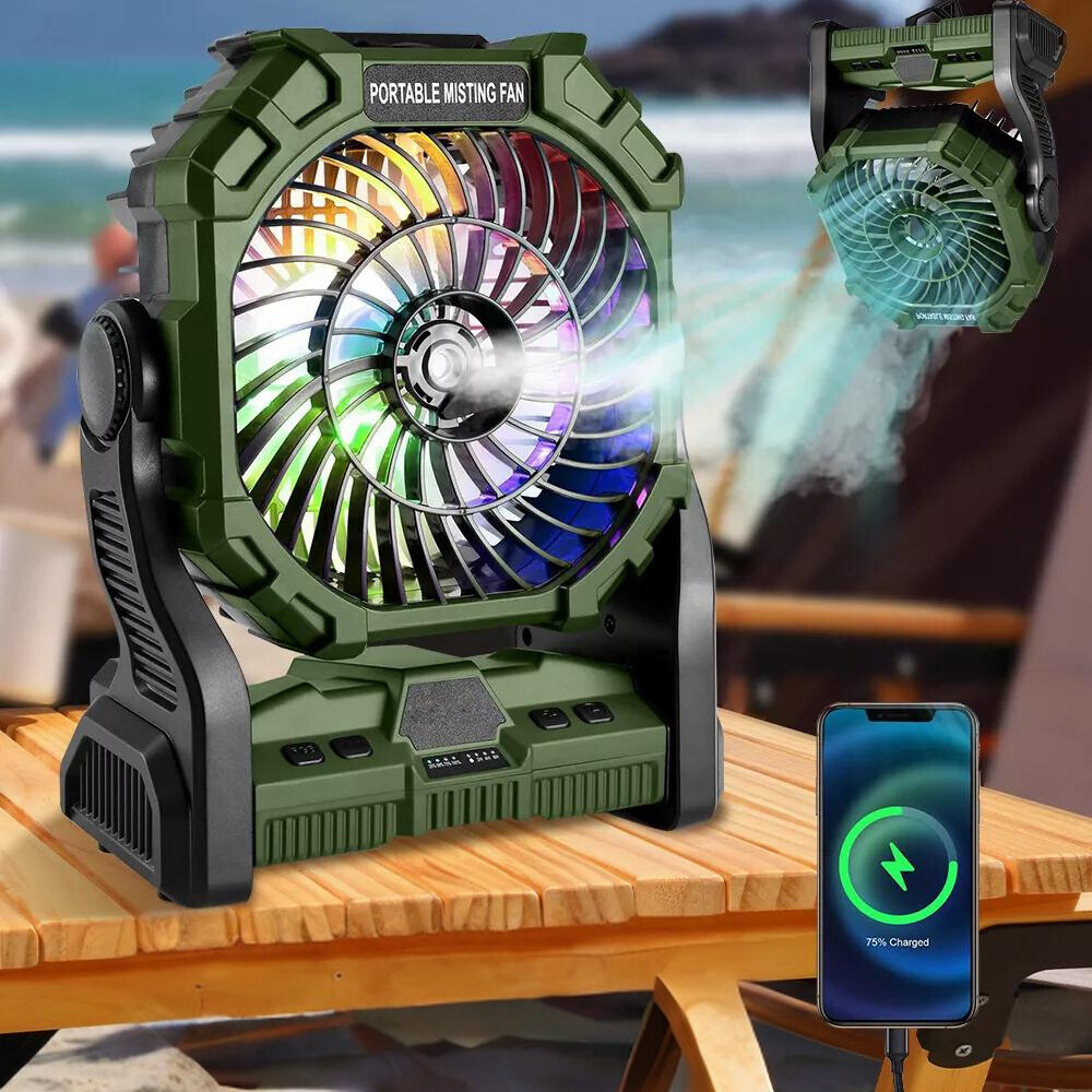 Mini Outdoor Personal Misting Fan Spray Cooler