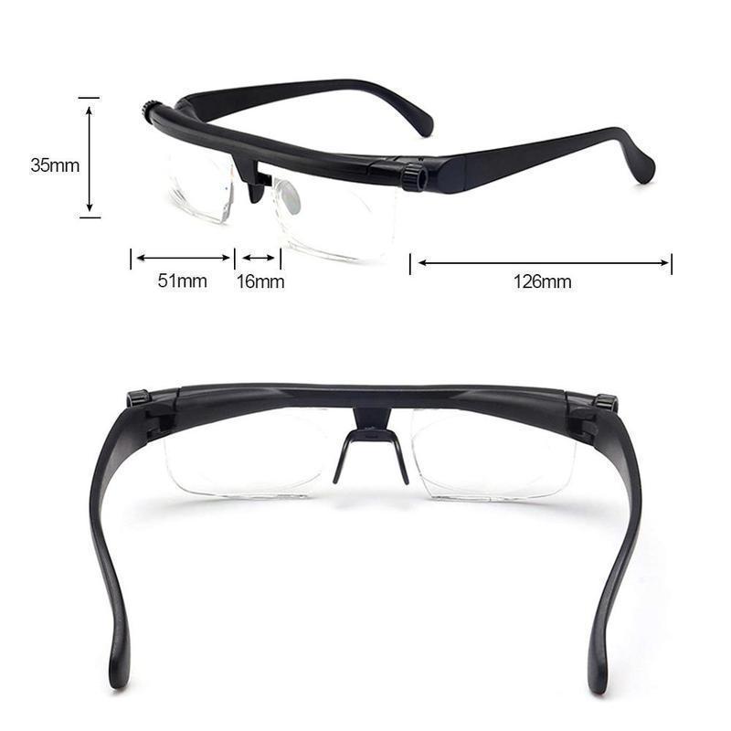 Rezeptfreie, verstellbare Lesebrille 