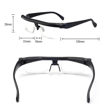 Rezeptfreie, verstellbare Lesebrille 