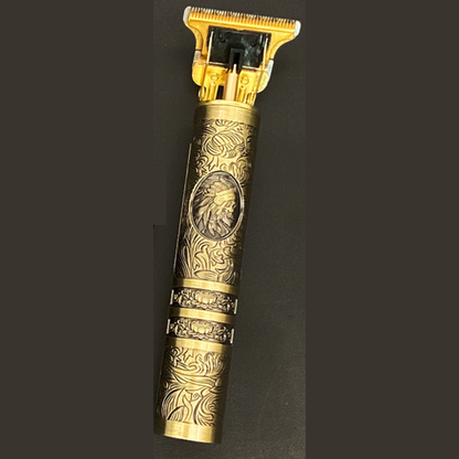 Vintage Totenkopf-Haarschneider, wiederaufladbar