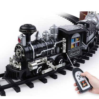 Fun Christmas Train Set with Lights and Sounds