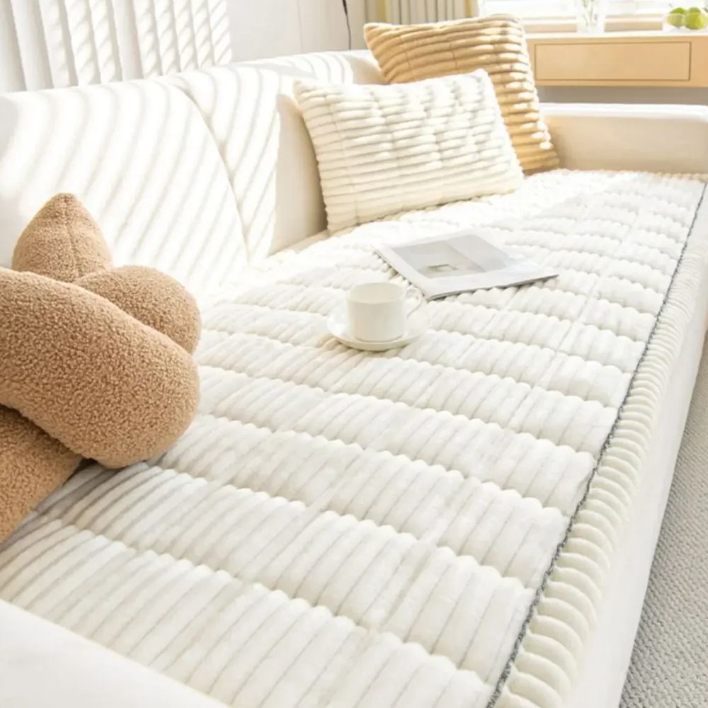 Soft Fleece Sofa Cover Protector