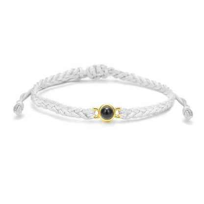 Personalisiertes Armband mit Fotoanhänger