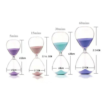 Vibrant Decorative Hourglass Timer for Home Office