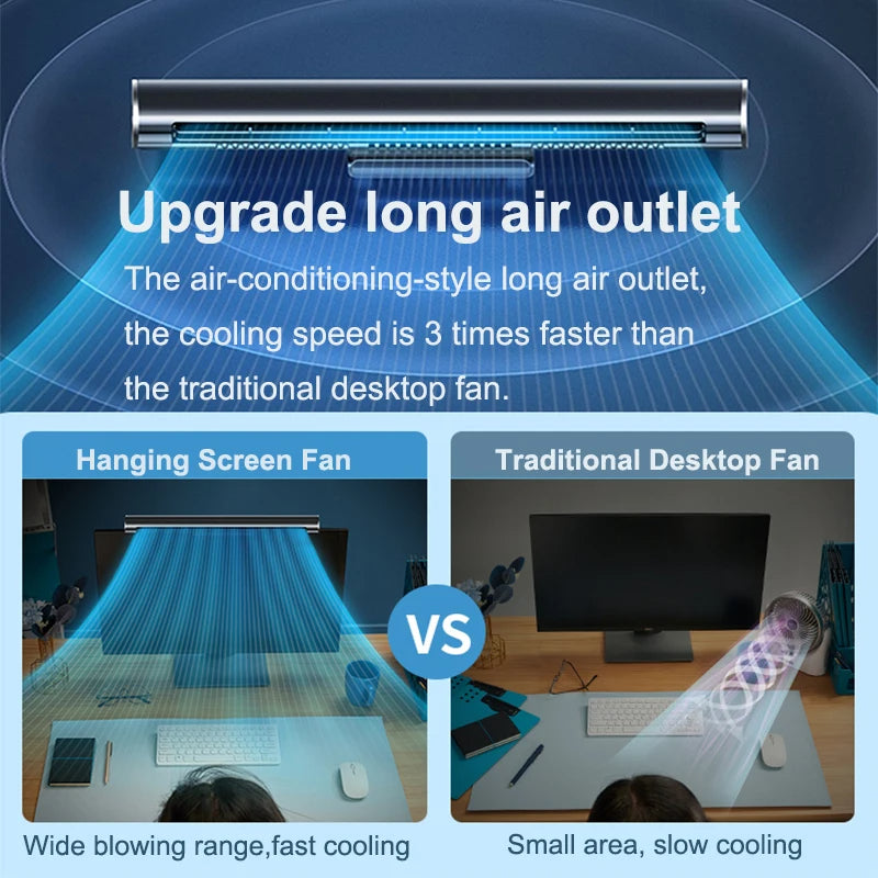 Portable Quiet USB Fan and Mini Air Cooler