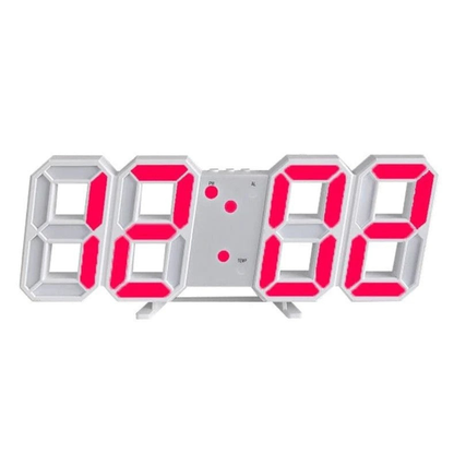 Stilvolle 3D-LED-Wanduhr – Helles Digitaldisplay