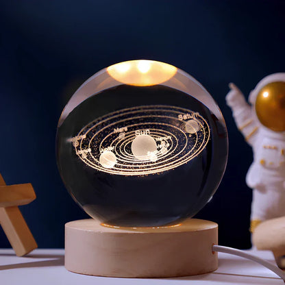 Wunderschöne 3D-Kristallkugel-Dekoration