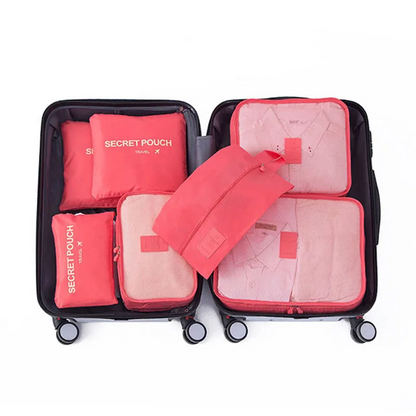 Spacious Travel Storage Bag Set with Extra Compartments