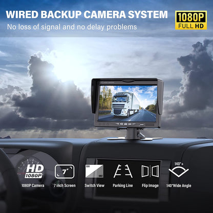 Wireless Rear View Camera for Trucks and Trailers