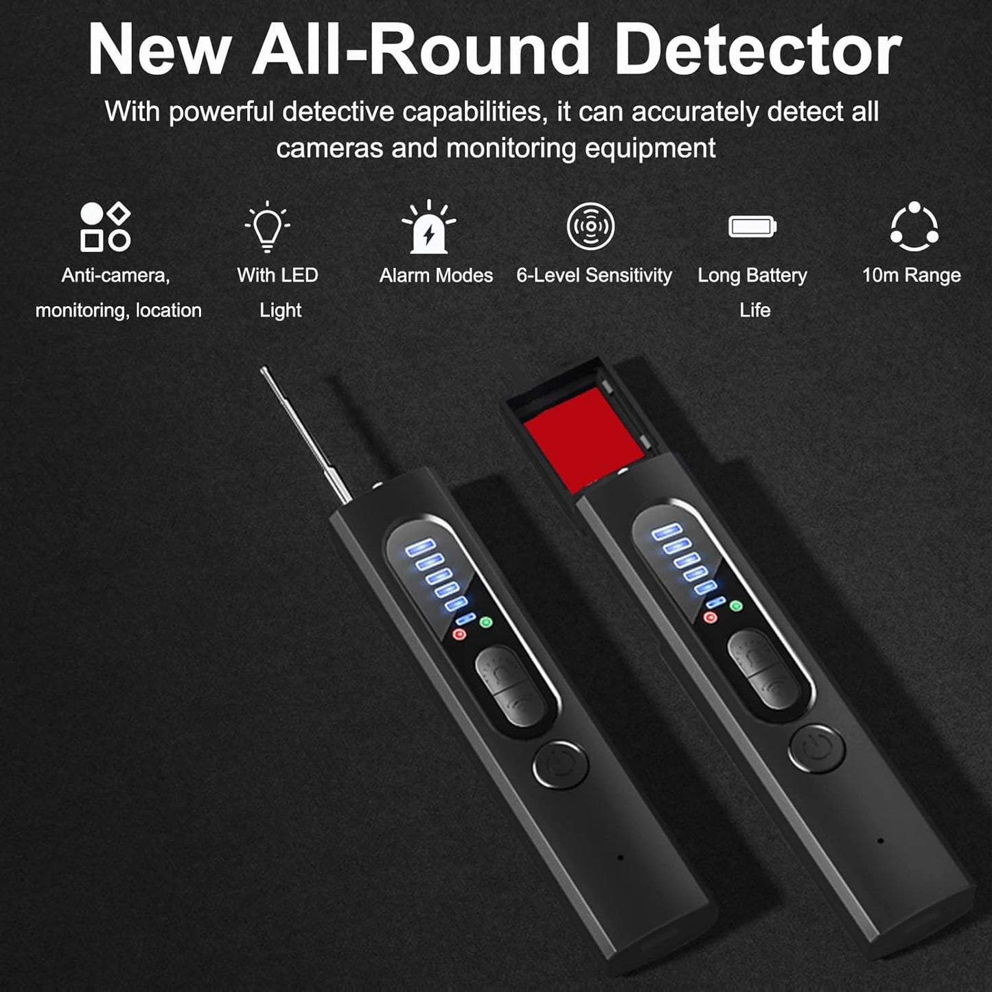 Portable Spy Camera Detector & GPS Tracker Finder