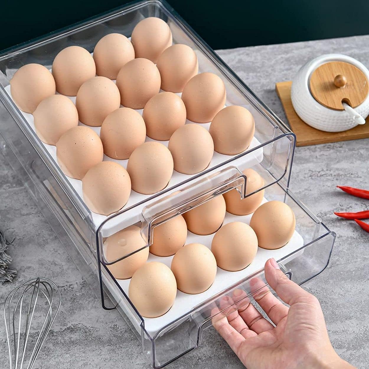 Refrigerator Egg Storage Box - Halri